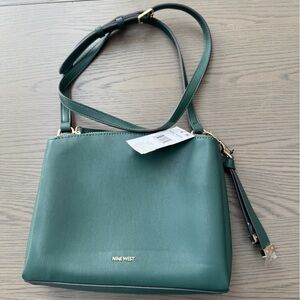 Nine West Forest Green Shoulder Bag